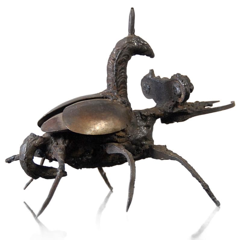 Metalowa figurka brutalistyczna, lata 60. - 4596