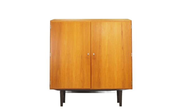 Szafka, teak brązowy, Dania, lata 70. - WYMIARY