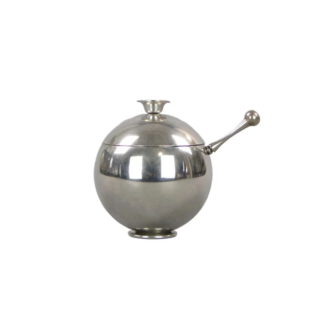 Cukiernica Łódź, srebrny mosiądz, proj. A. Szadkowski, Polska, lata 70. - WYMIARY