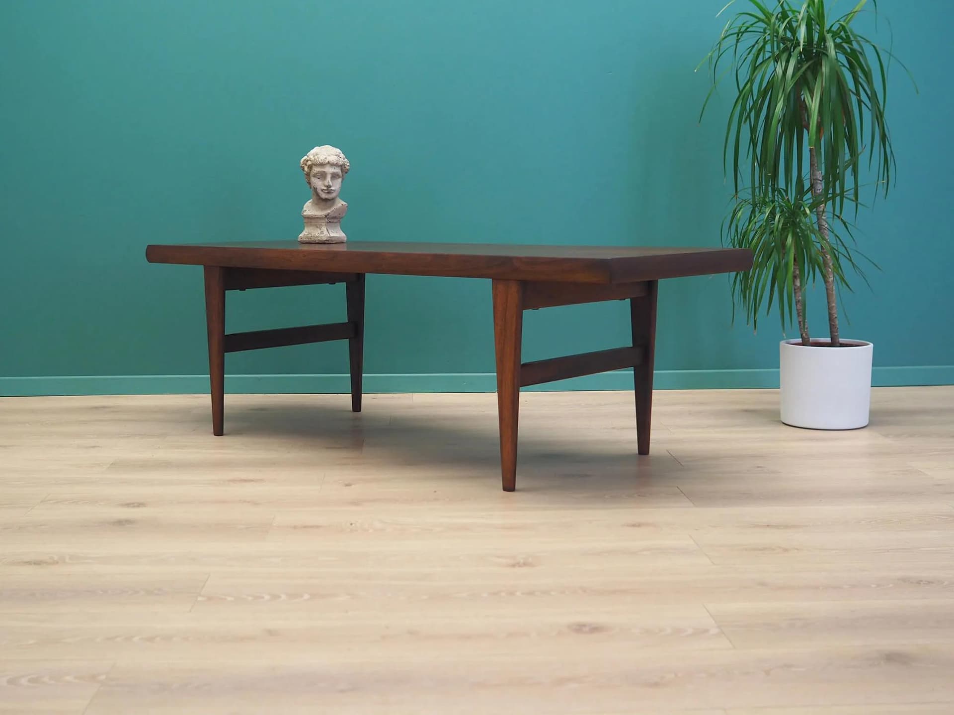 Coffee table, dark brown rosewood, Denmark, 1970s - 45450