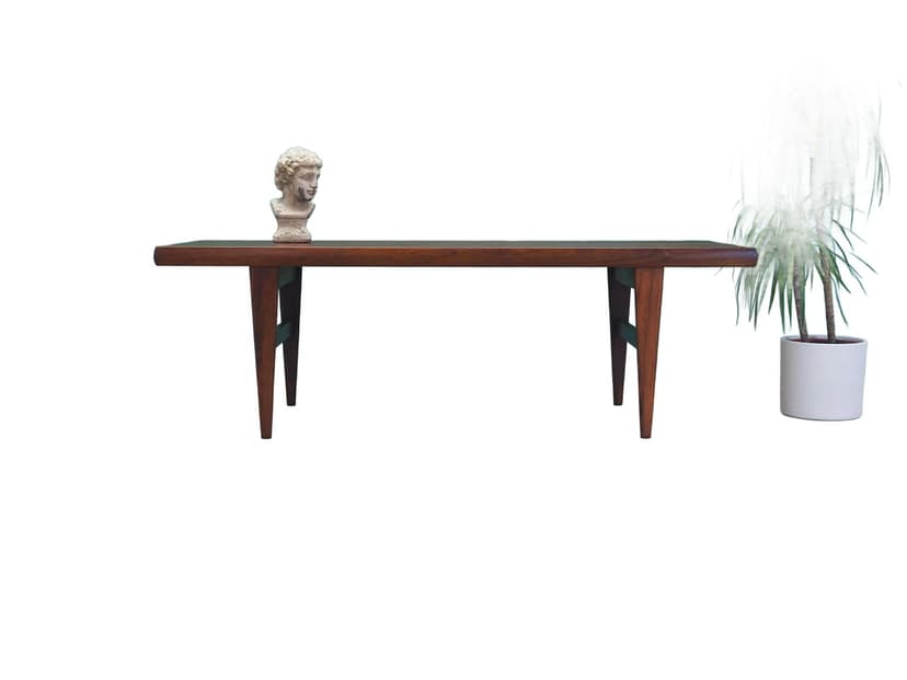 Coffee table, dark brown rosewood, Denmark, 1970s