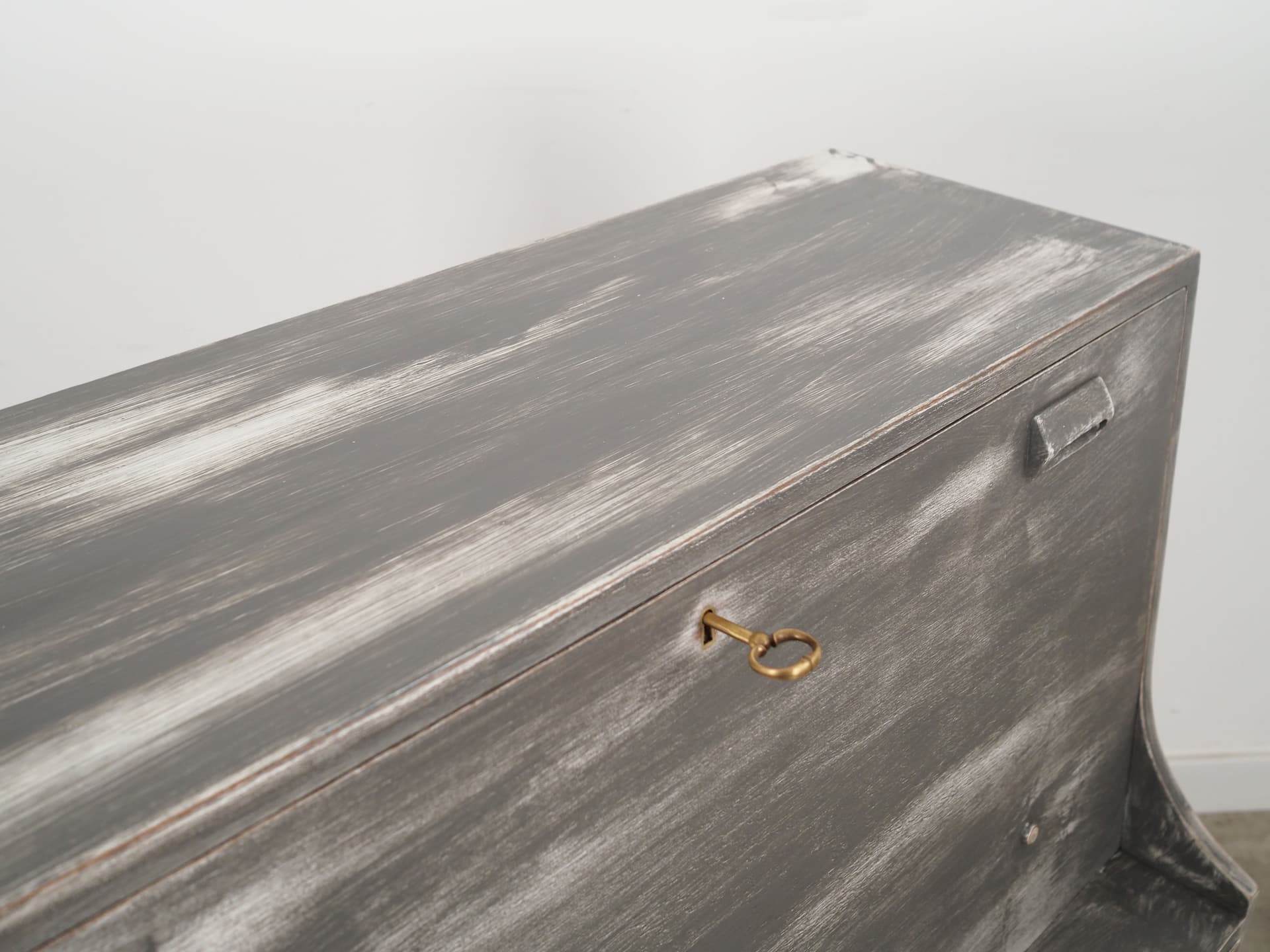 Sekretarzyk, jesion szary, proj. B. Mogensen, dla Søborg Møbelfabrik, Dania, lata 60. - 49590