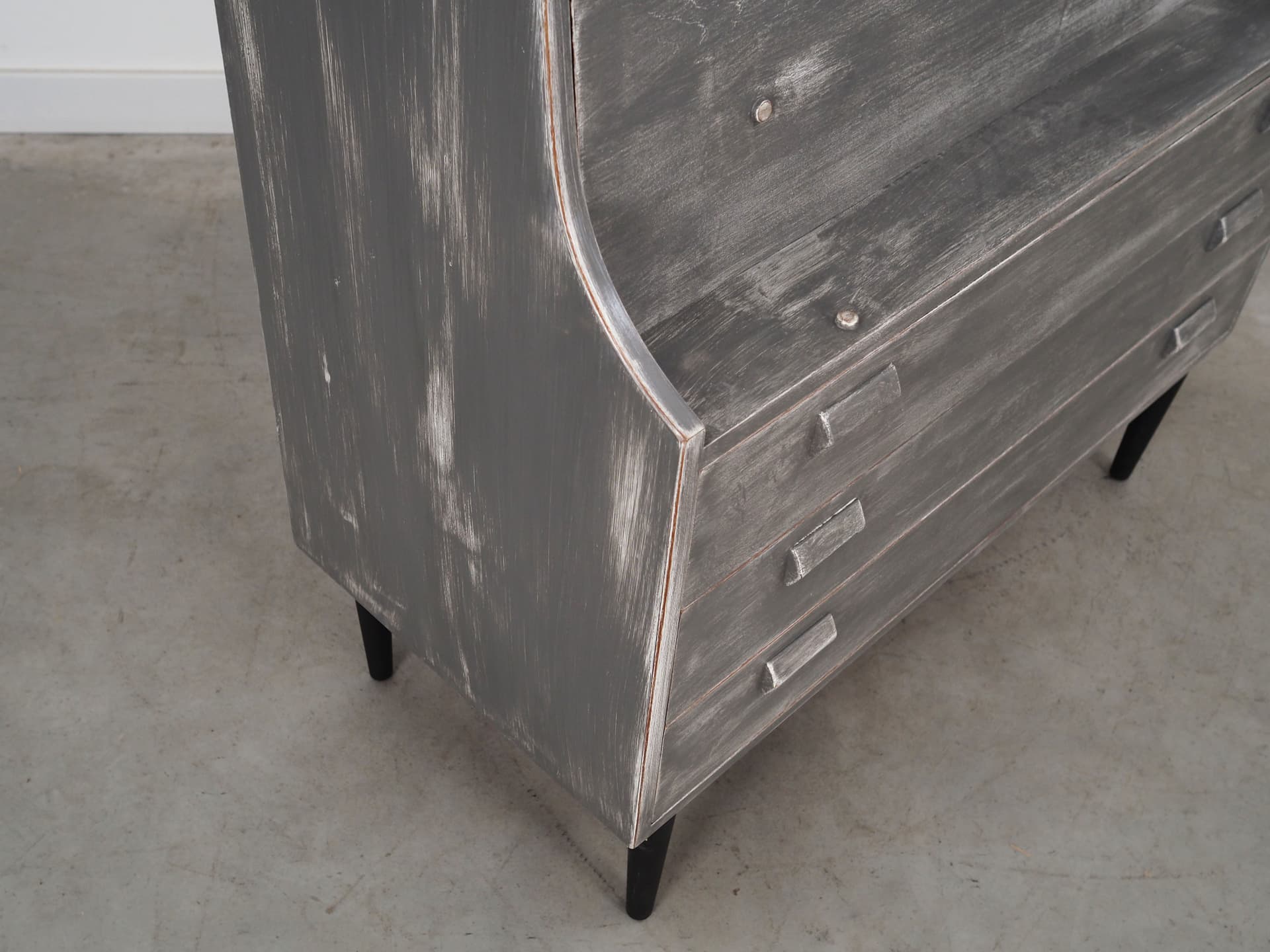 Sekretarzyk, jesion szary, proj. B. Mogensen, dla Søborg Møbelfabrik, Dania, lata 60. - 49591