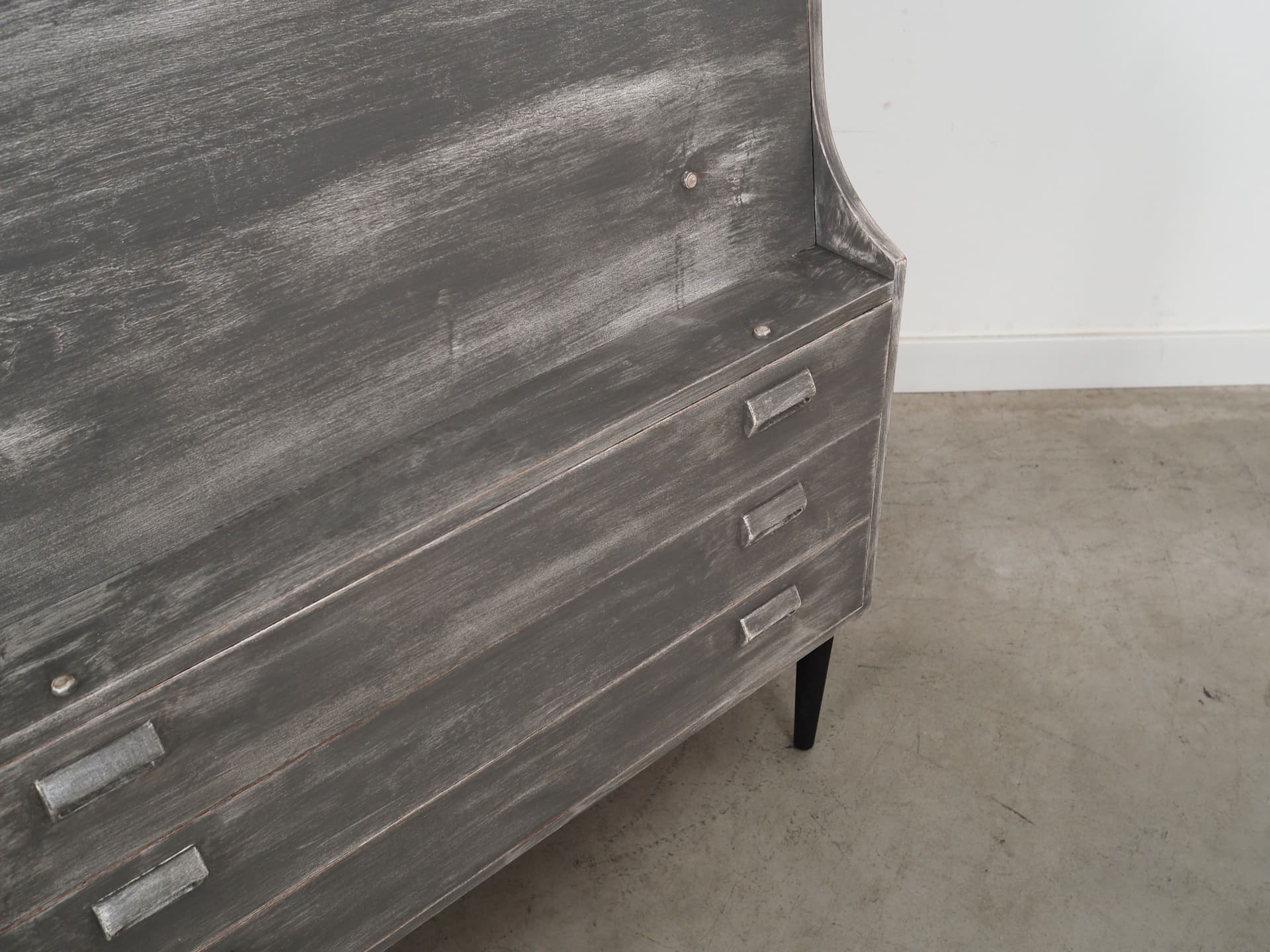 Sekretarzyk, jesion szary, proj. B. Mogensen, dla Søborg Møbelfabrik, Dania, lata 60. - 49593