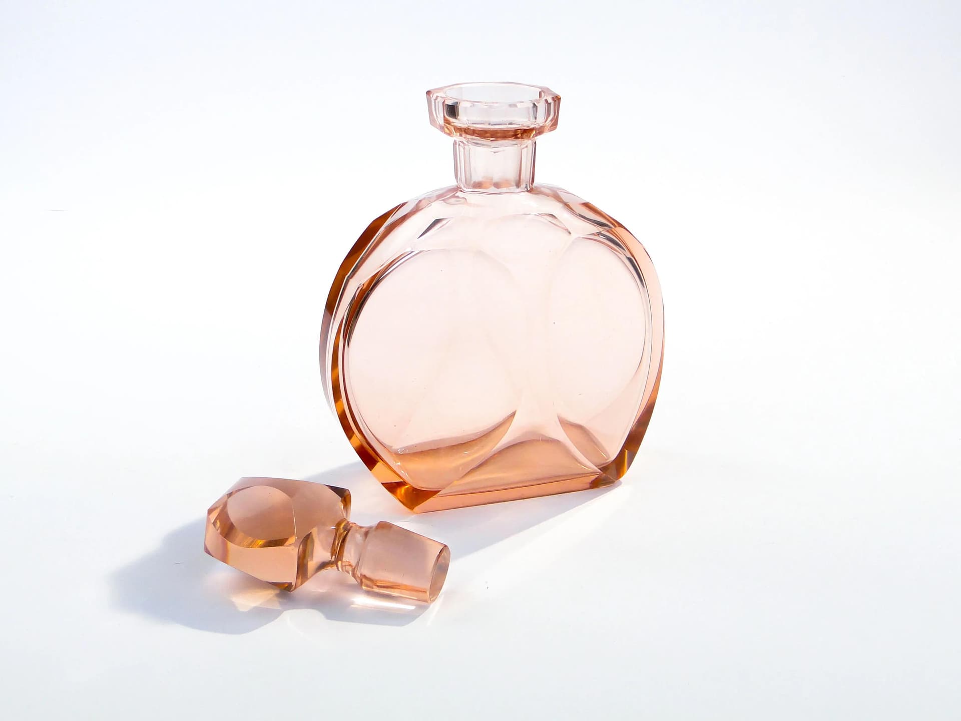 Karafka, kryształ transparentny, Moser, Czechy, lata 60. - 45487