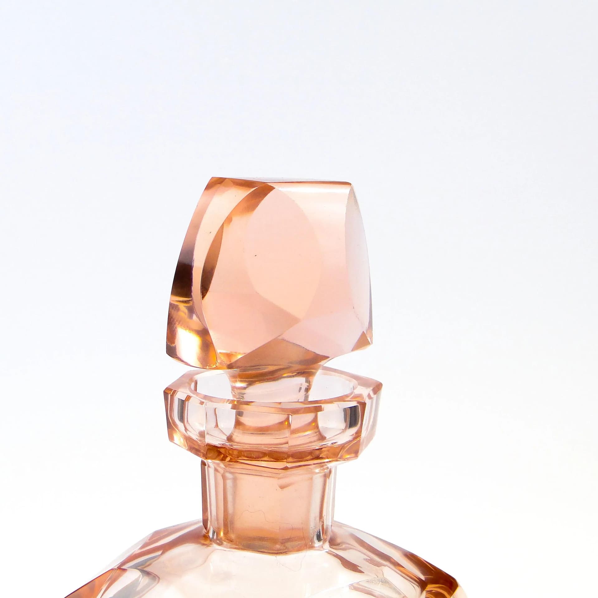 Karafka, kryształ transparentny, Moser, Czechy, lata 60. - 45485