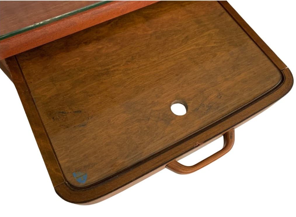 Desk, light brown oak, by G. Ericsson, Switzerland, 1950s. - 45665