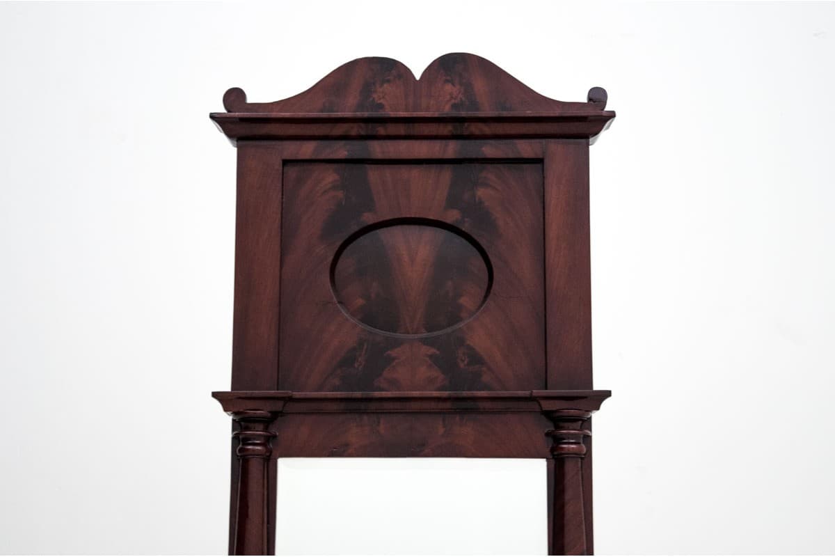 Mahogany Wall Mirror, Biedermeier Style, Northern Europe, 1850s - 47649