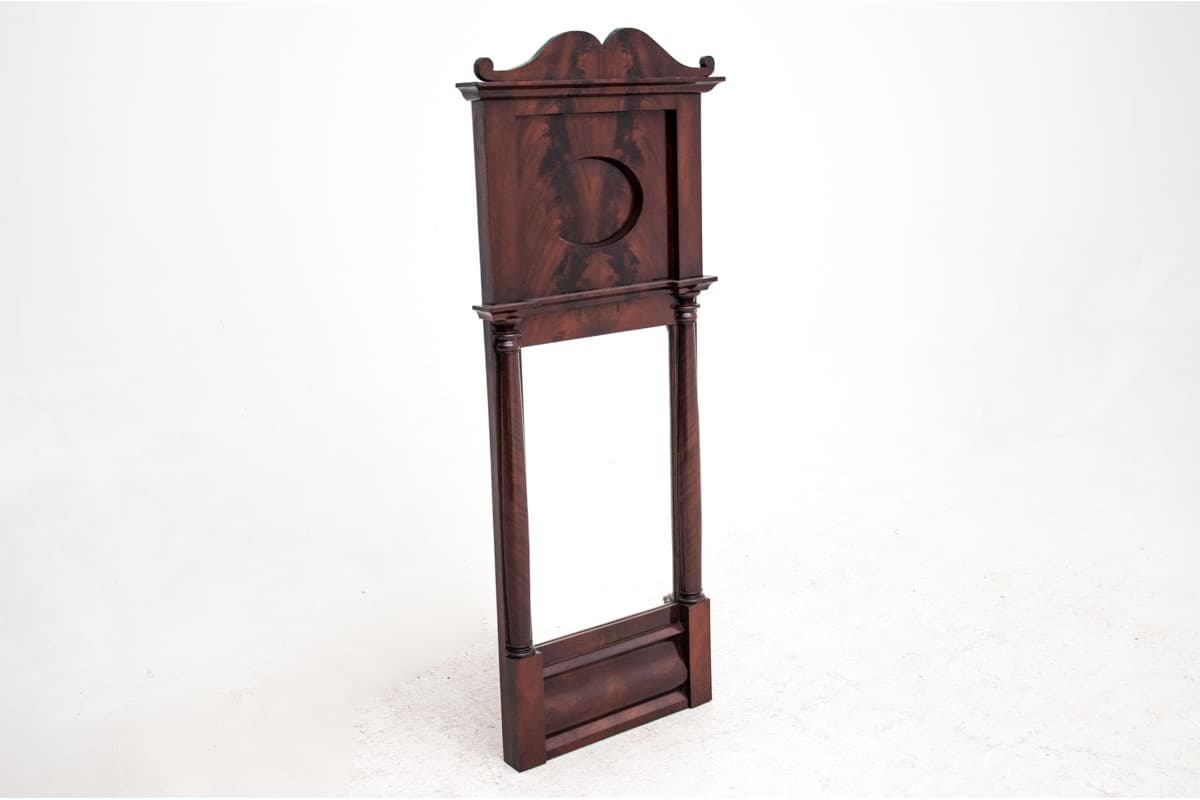 Mahogany Wall Mirror, Biedermeier Style, Northern Europe, 1850s - 47648