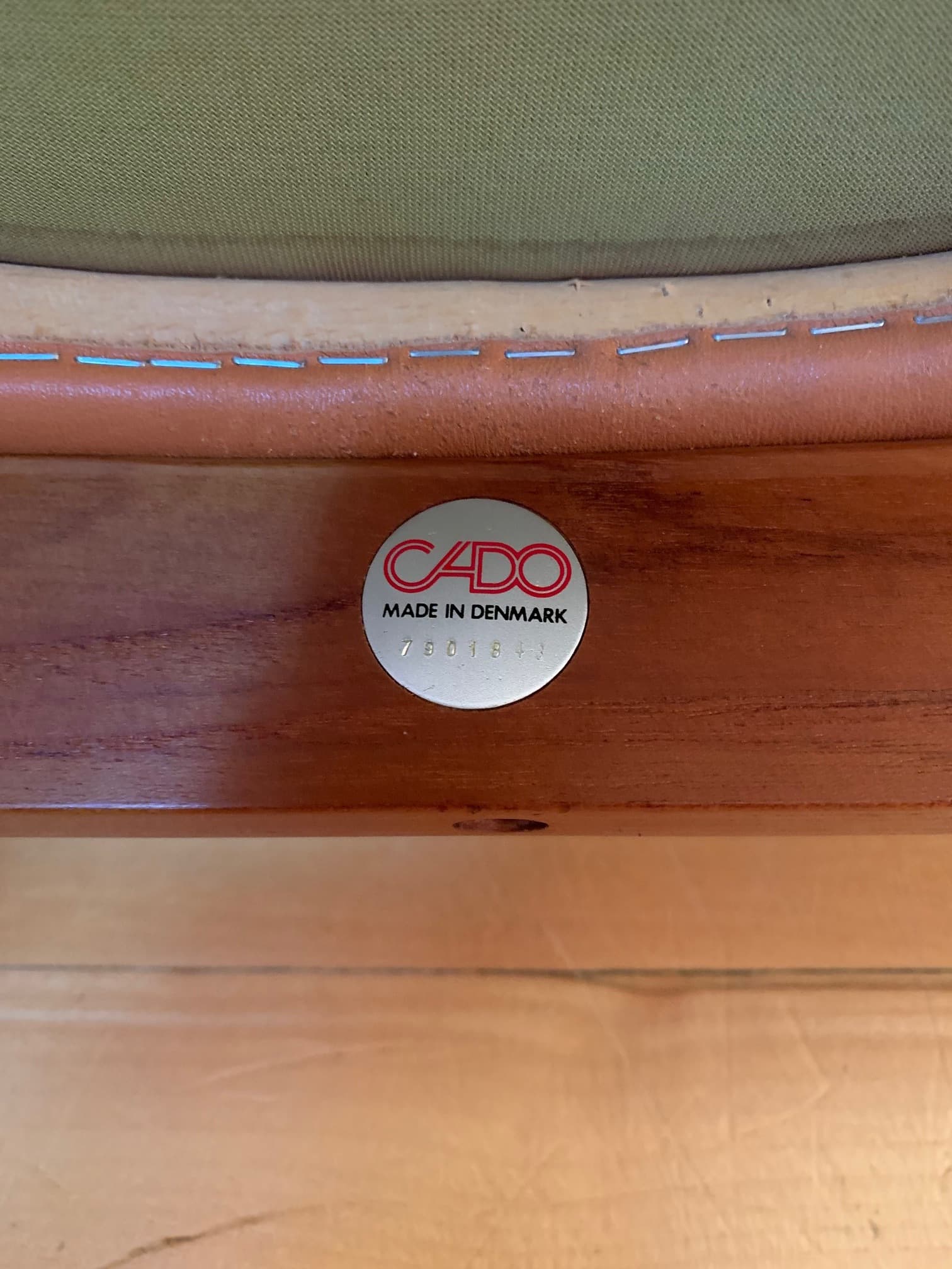 Zestaw sześciu krzeseł Diplomat 209, skóra koniakowa, teak, proj. F. Juhl, Dania, lata 60. - 45841