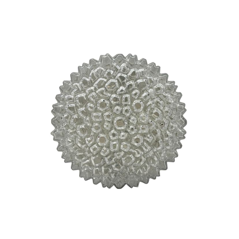 Plafon, Glashütte Limburg, szkło transparentne, Niemcy, lata 80.