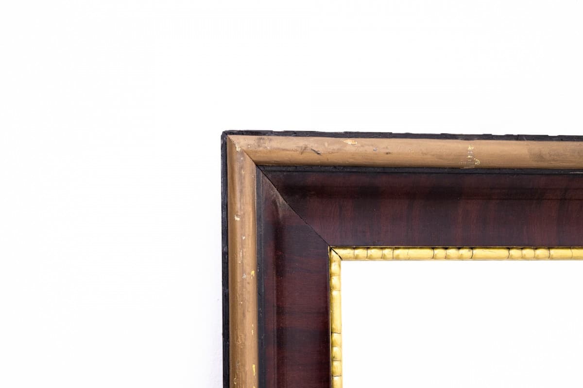 Dark Brown Wall Mirror, Baroque, France, Early 20th Century - 47660