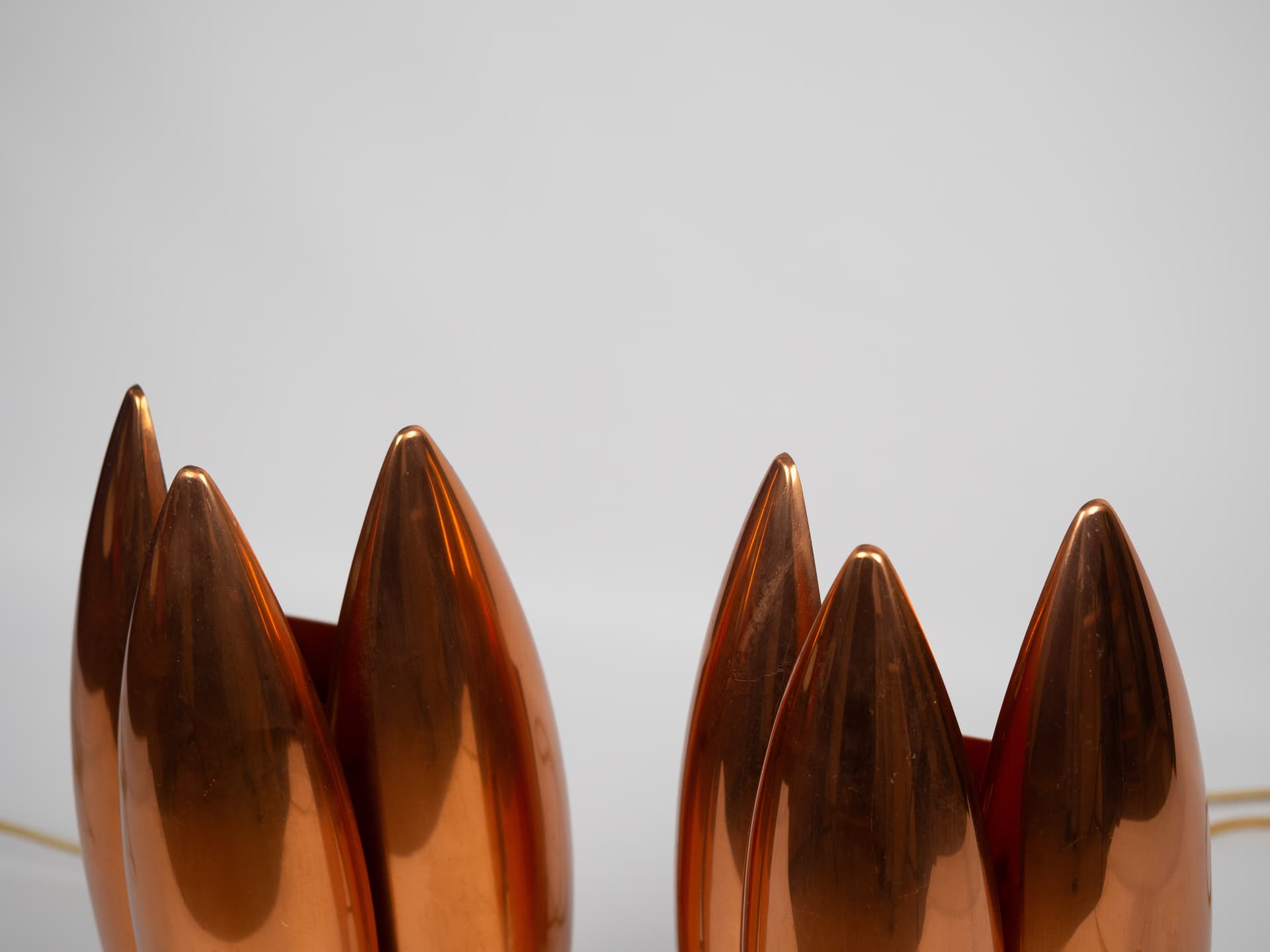 Para kinkietów Kastor proj. Jo Hammerborg, Fog og Morup, 1962 - 46343