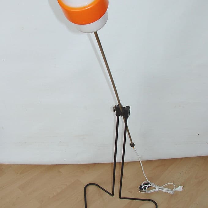 Lampa podłogowa Modern, czarna, metal, lata 60. - 46633