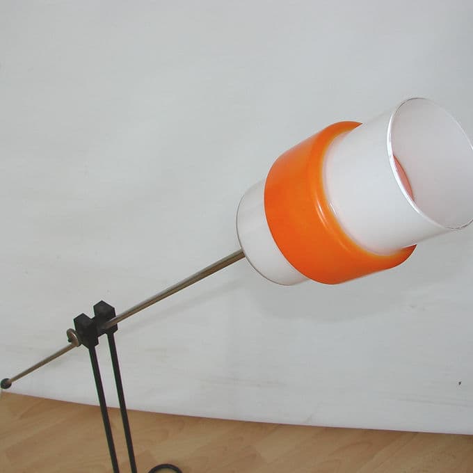 Lampa podłogowa Modern, czarna, metal, lata 60. - 46631