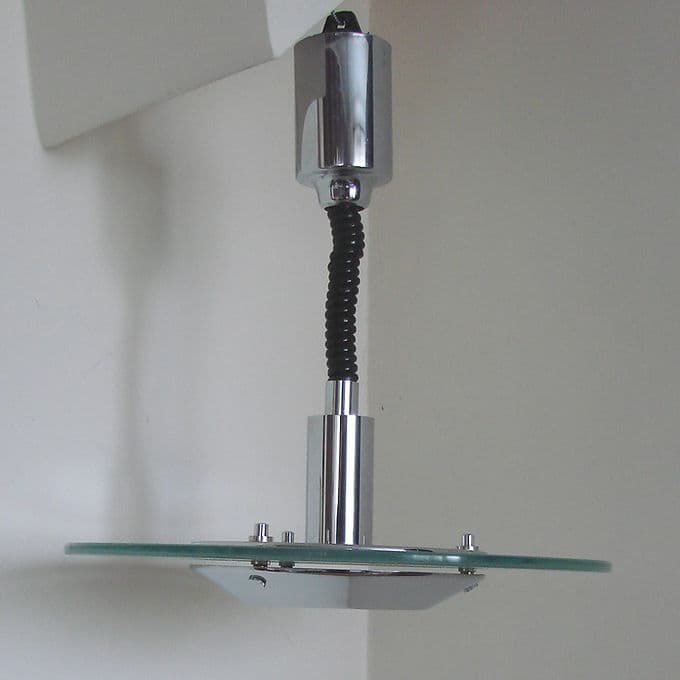 Chrome Pendant Lamp, Helestra, Germany, 1970s - 46538