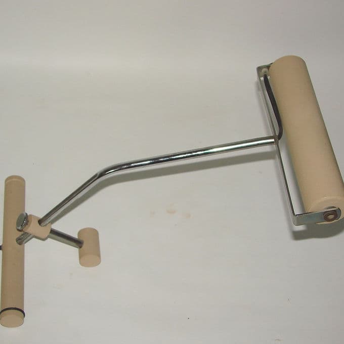 Lampa biurkowa, beżowy, metal, lata 70. - 46476