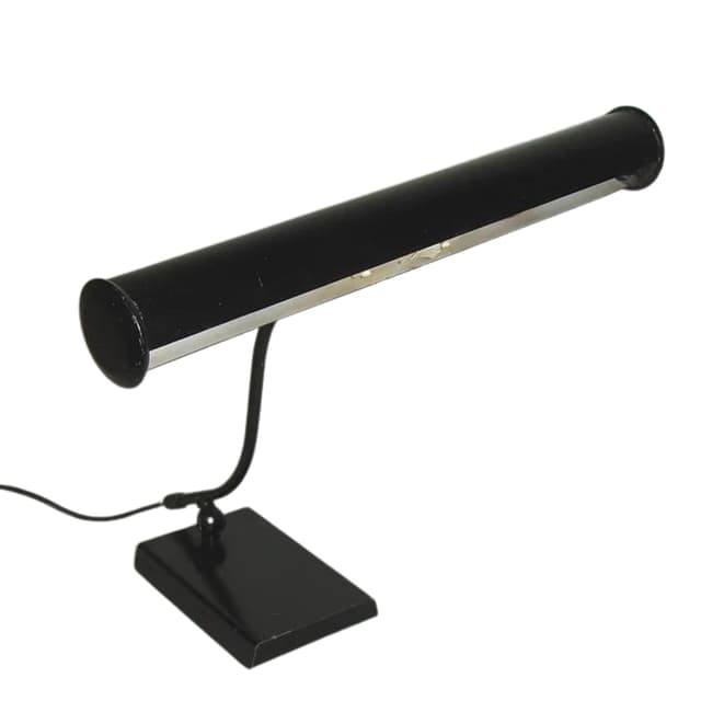 Lampa biurkowa ANVIA, metal czarny, proj. J.J.M. Hoogervorst, Holandia, lata 70. - WYMIARY