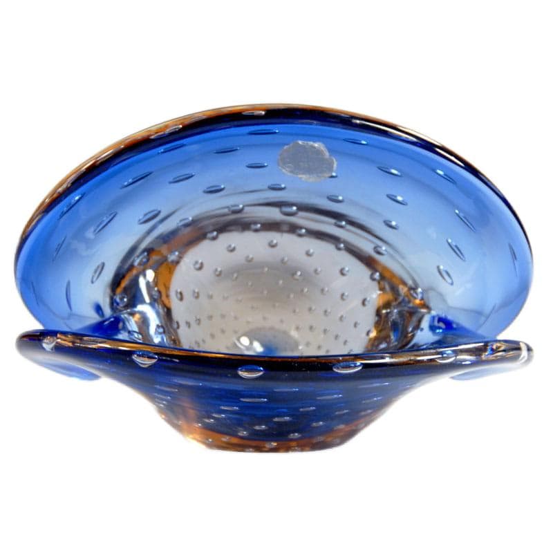 Blue Glass Bowl, Fratelli Toso, Italy, 1960s - 4638