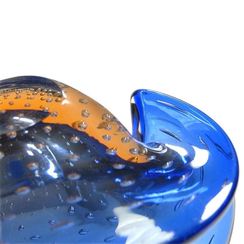 Blue Glass Bowl, Fratelli Toso, Italy, 1960s - 4640