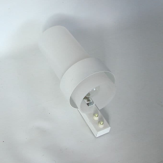 Wall Sconce Modern, white, metal, Denmark, 1970s. - 46704