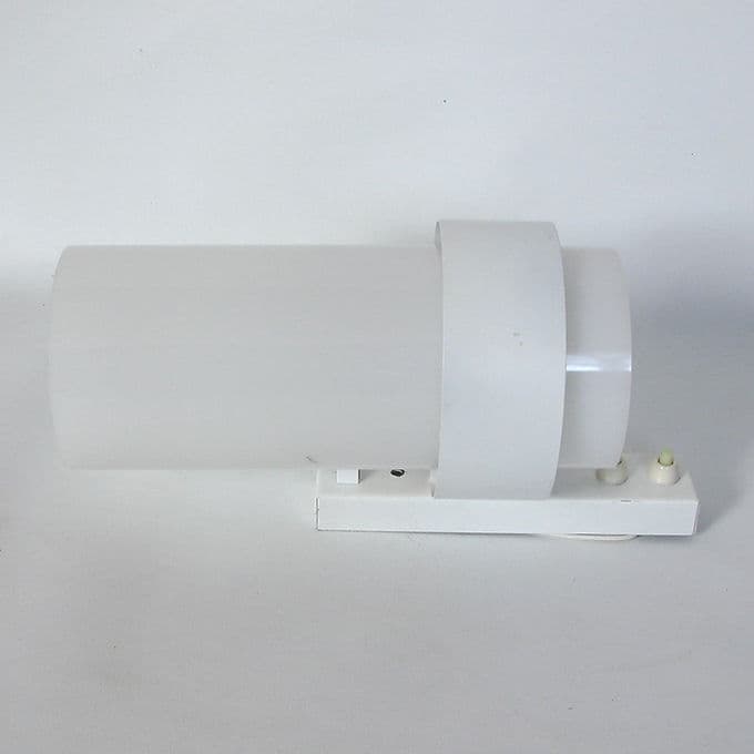 Wall Sconce Modern, white, metal, Denmark, 1970s. - 46705