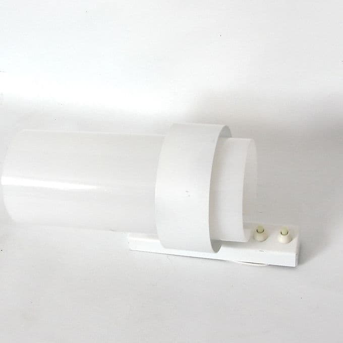 Wall Sconce Modern, white, metal, Denmark, 1970s. - 46701