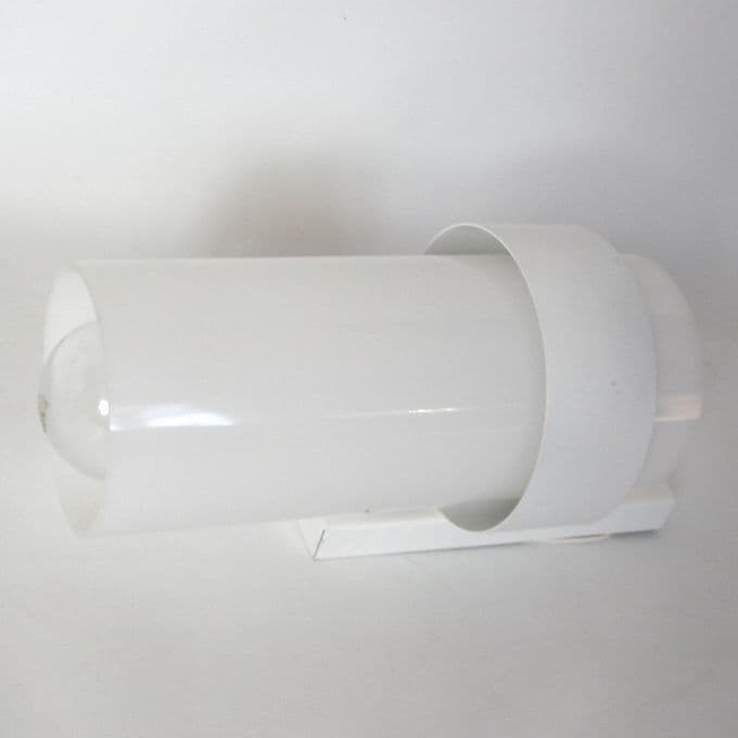 Wall Sconce Modern, white, metal, Denmark, 1970s. - 46703