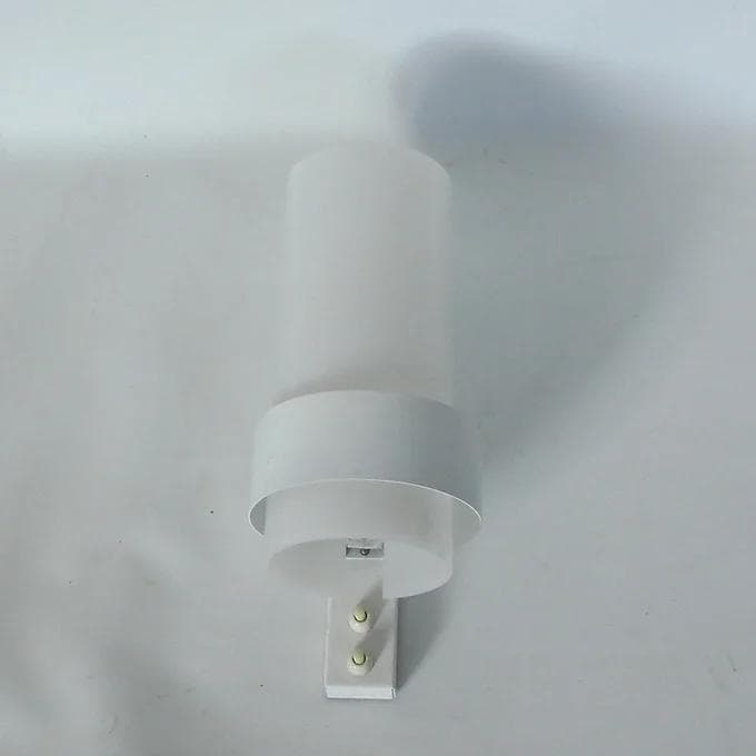 Wall Sconce Modern, white, metal, Denmark, 1970s. - 46706