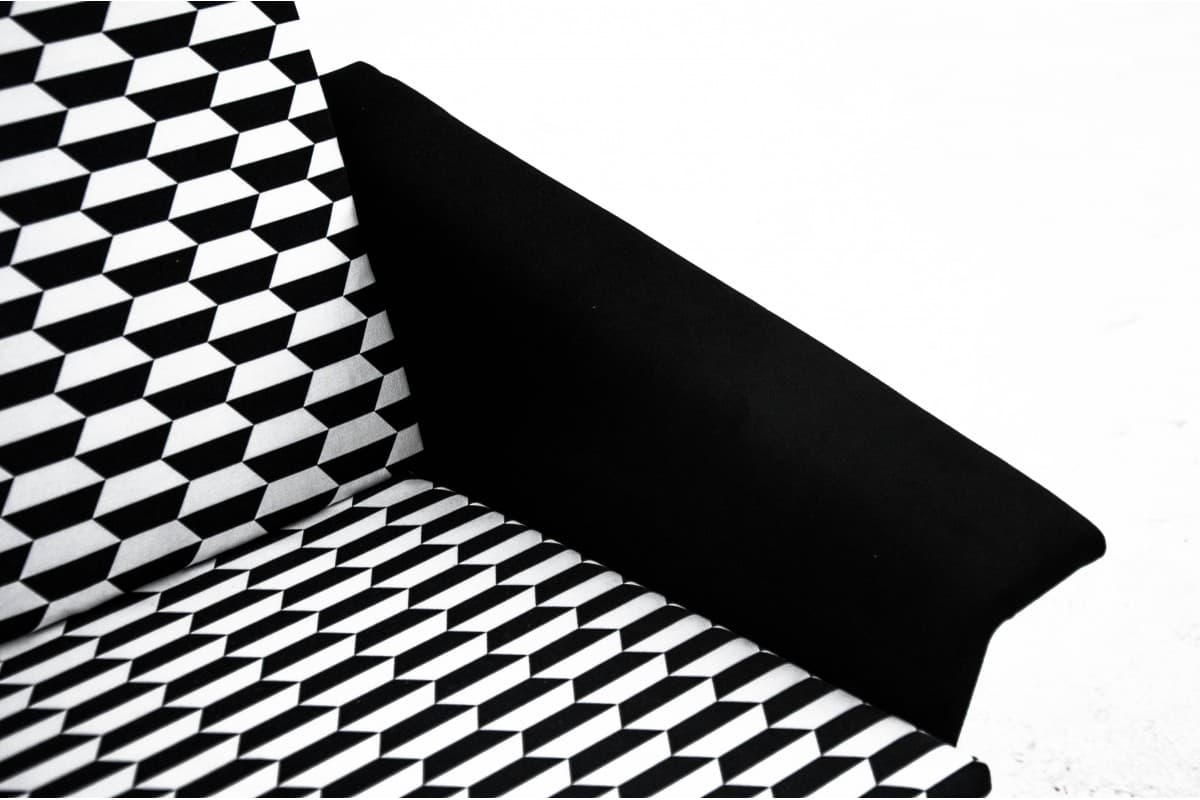 Black and White Set of Armchairs, Czechoslovakia, 1960s - 46855