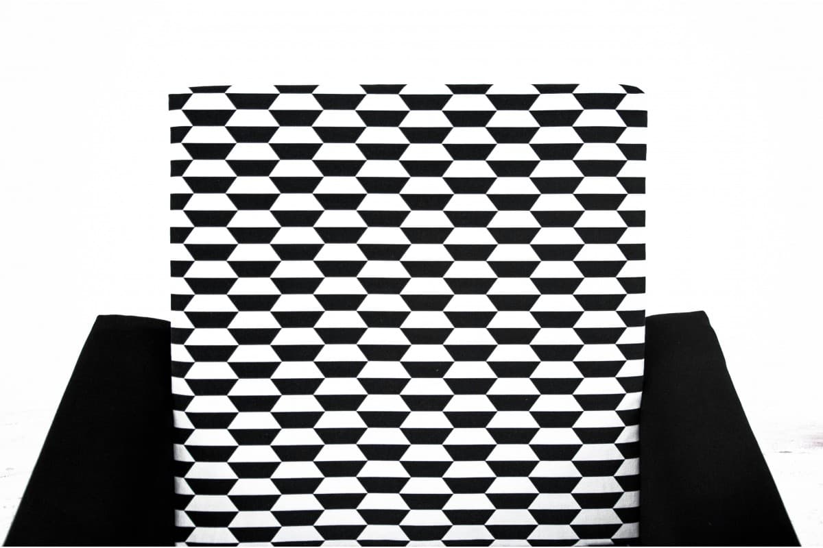 Black and White Set of Armchairs, Czechoslovakia, 1960s - 46854