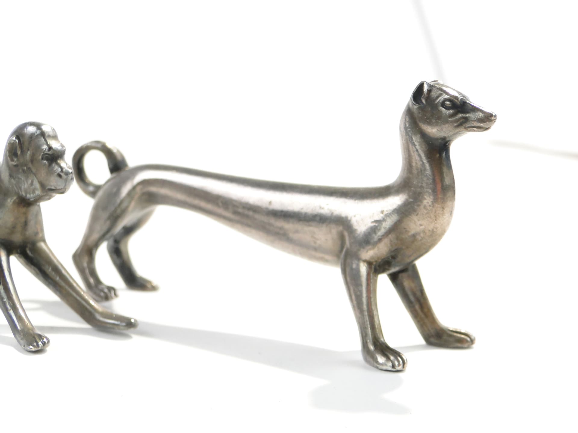 Komplet koziołków pod sztućce, secesja, srebro, WMF, Niemcy, początek XX w. - 47343