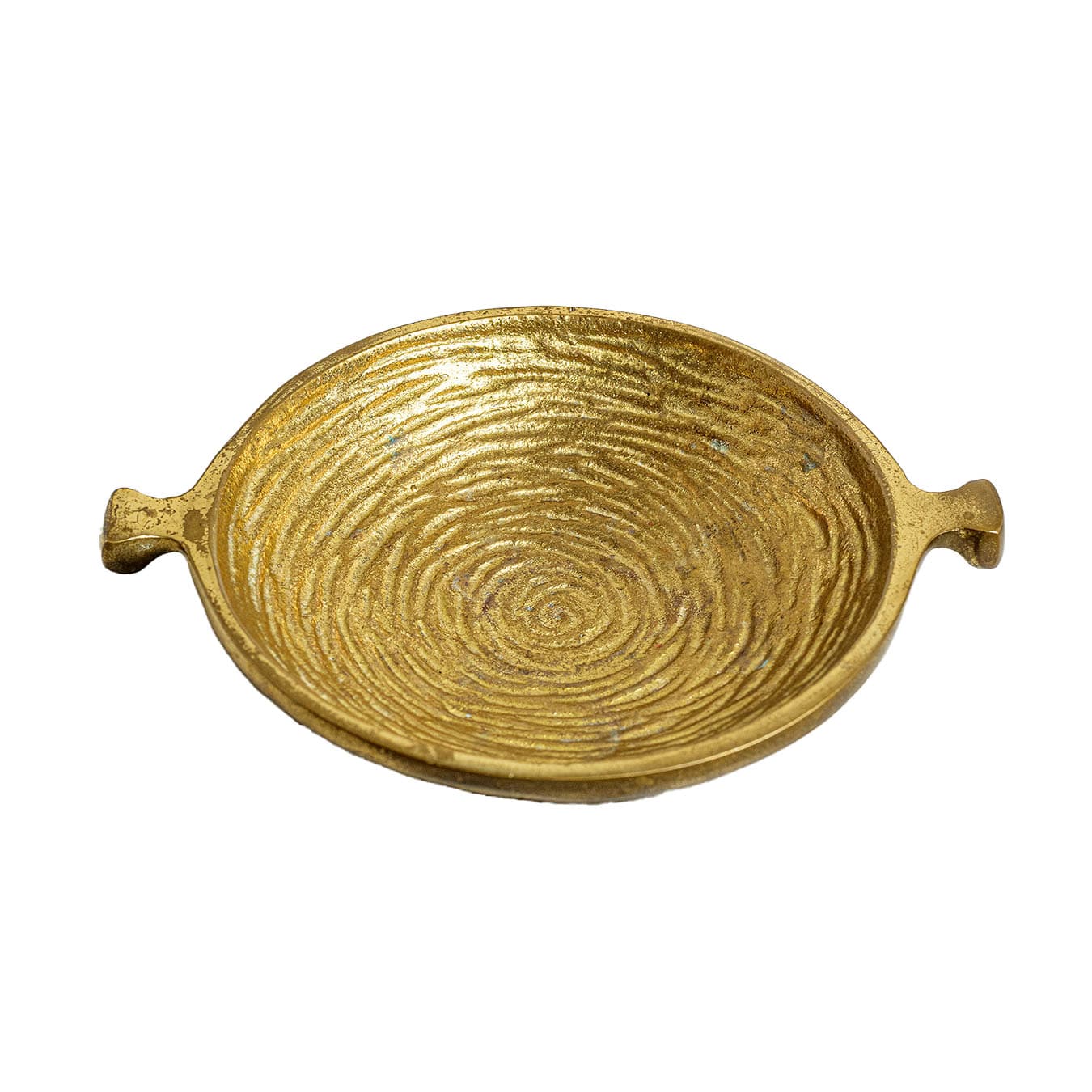 Ciężka misa, odlew z brązu. Stojąca na trójnogu, piękna forma. - 47675