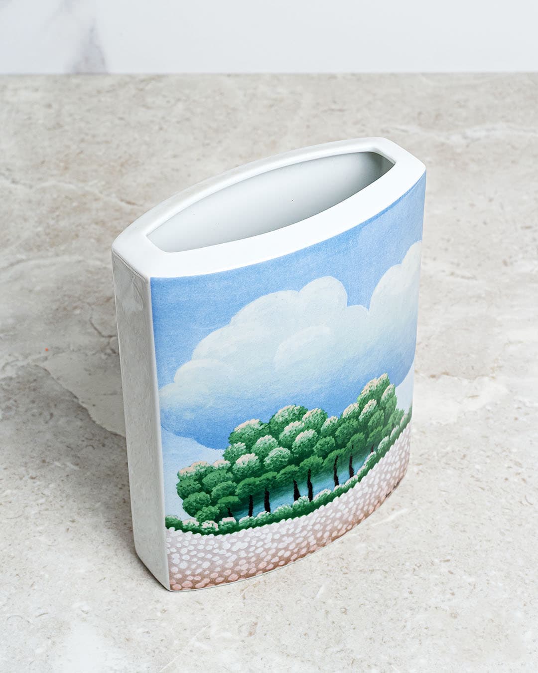 Wazon, biały, porcelana, proj. I. Rabuzin, Niemcy, lata 70. - 47839