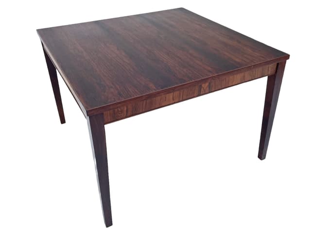 Coffee table, brown rosewood, Denmark, 1960s. - DIMENSION