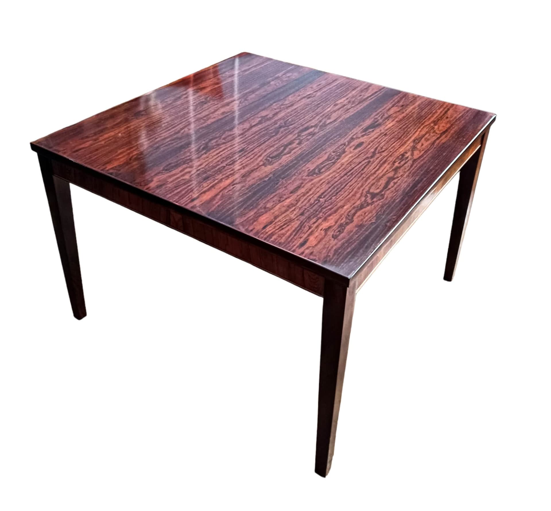 Coffee table, brown rosewood, Denmark, 1960s. - 47901