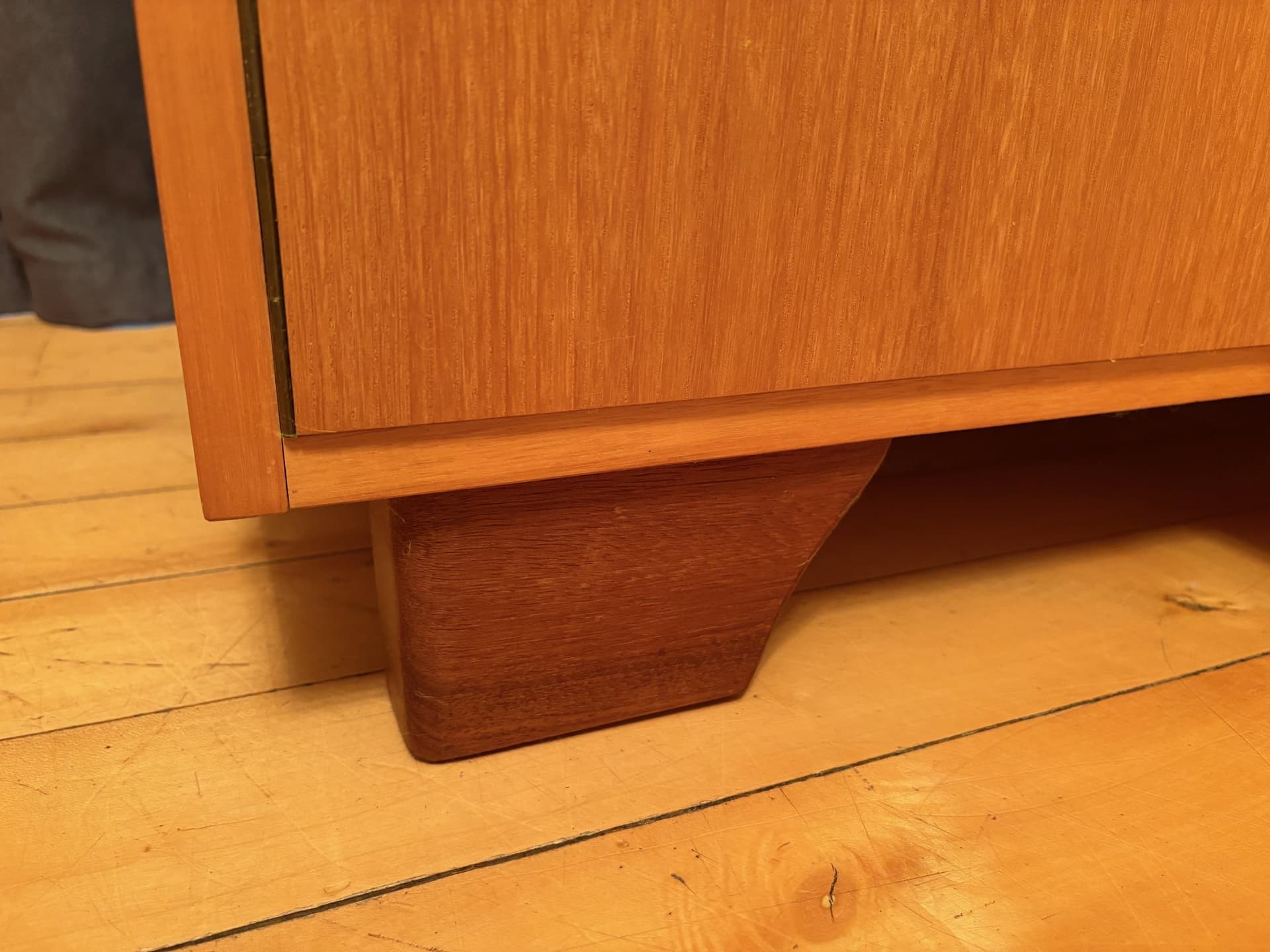 Sideboard, jasnobrązowy, buk, Niemcy, lata 60. - 79783