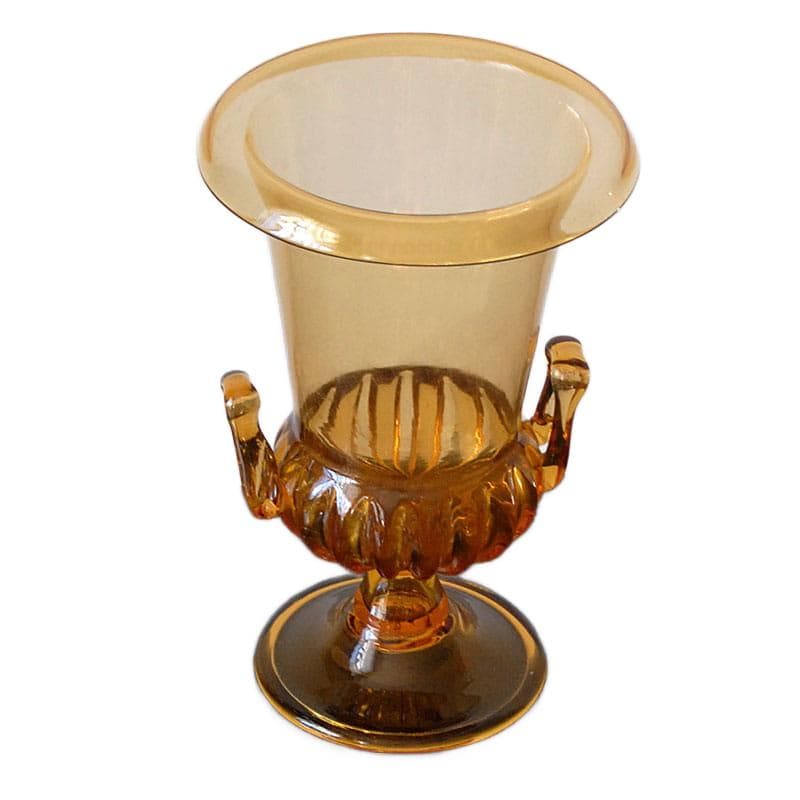 Miodowy wazon szklany Murano, Włochy, lata 70. - 4701