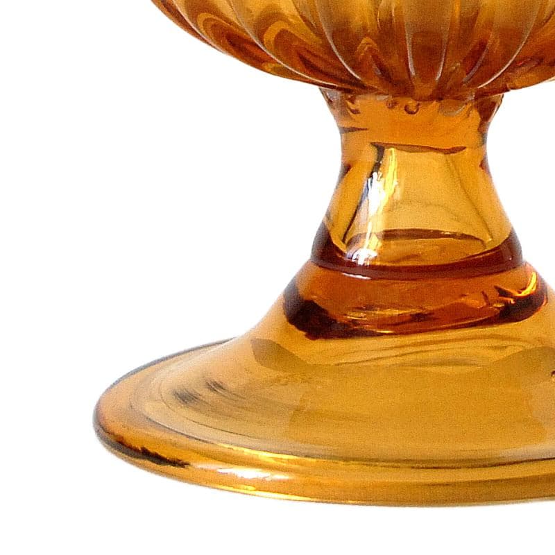 Miodowy wazon szklany Murano, Włochy, lata 70. - 4704