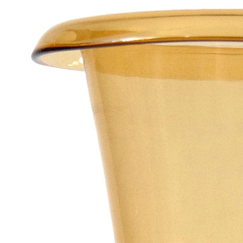 Miodowy wazon szklany Murano, Włochy, lata 70. - 4703