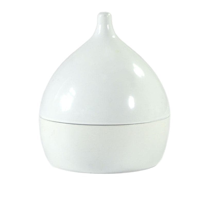 Biały pojemnik z podstawkami, proj. L. Lonborg dla Artipresent, Dania, lata 60. - 4687