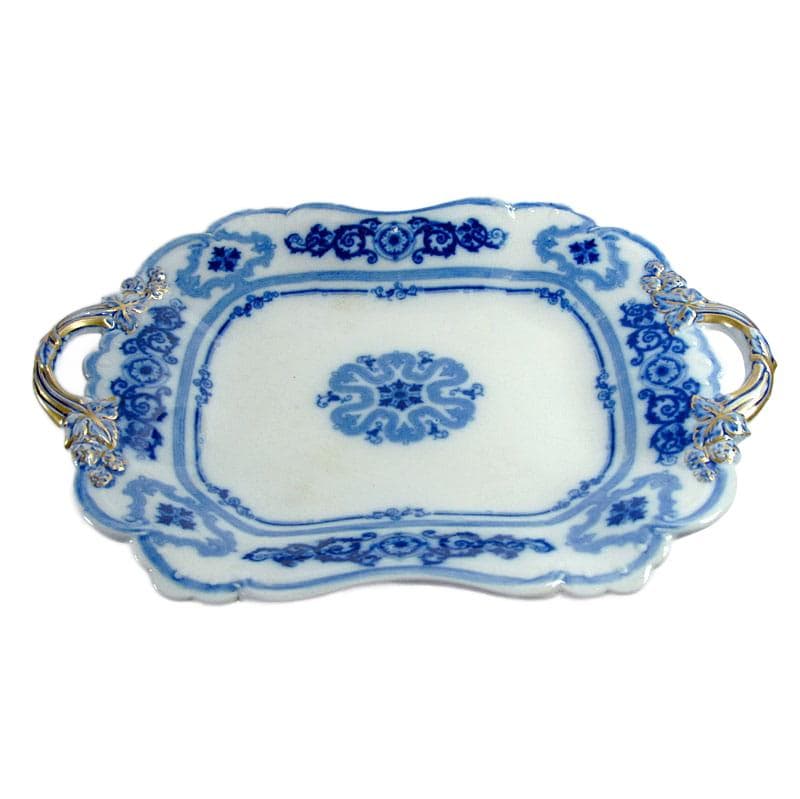 White Ceramic Decorative Platter, United Kingdom, 19th Century - 4680