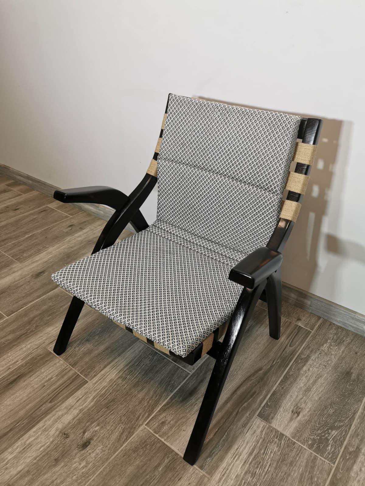 Chair, dark brown wood, Tatra Nabytok, Czechoslovakia, 1960s. - 48196