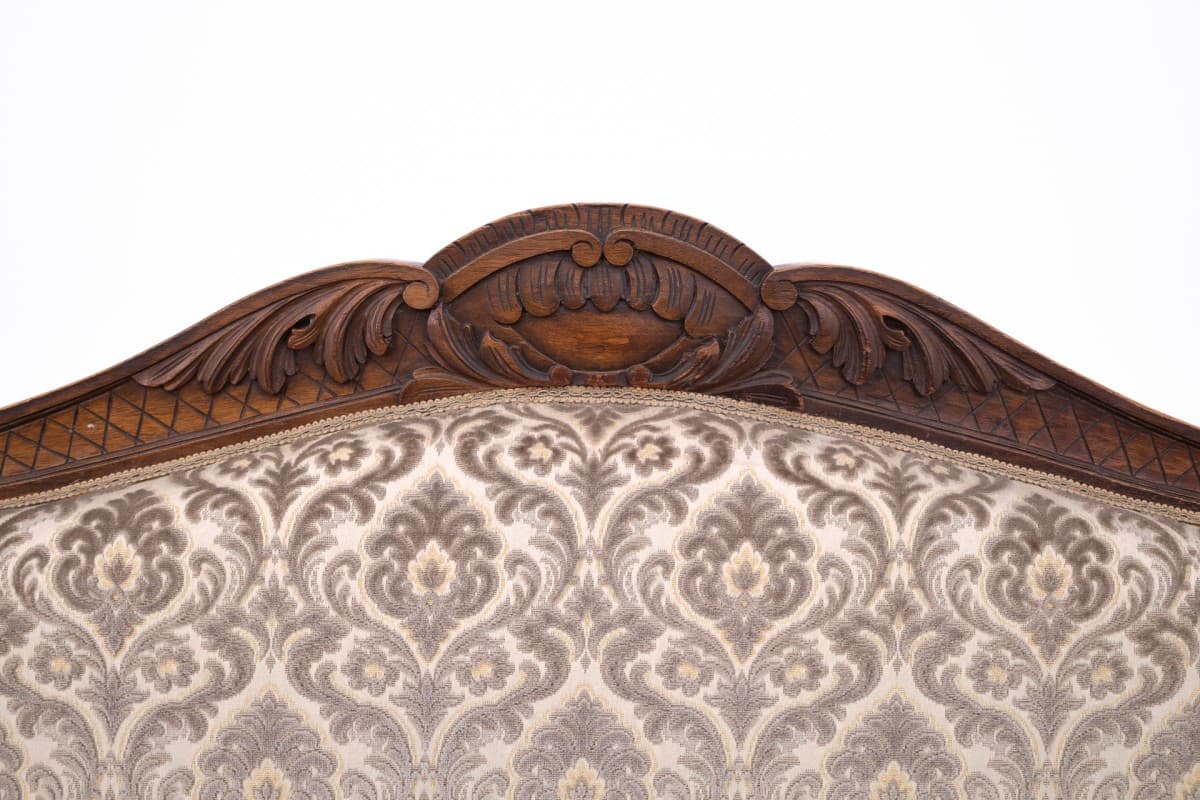 Brązowa sofa rokoko, Francja, lata 10. - 47316