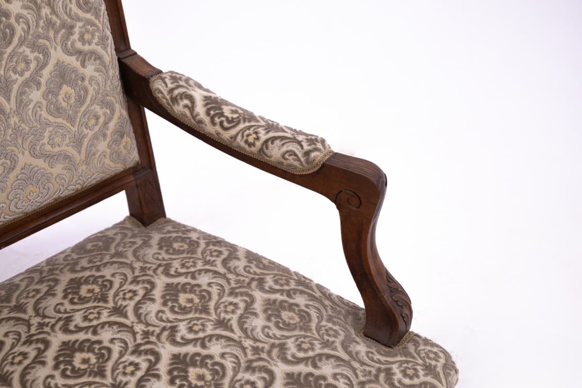 Brązowa sofa rokoko, Francja, lata 10. - 47318