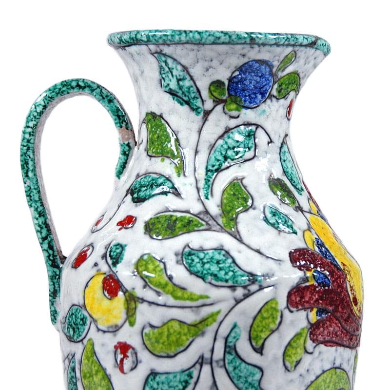 Multikolorowy wazon ceramiczny, Fratelli Fanciullacci, Włochy, lata 60. - 4732