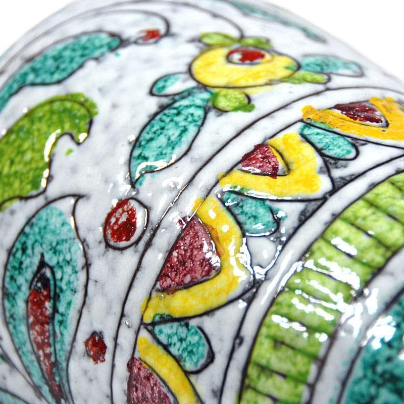 Multikolorowy wazon ceramiczny, Fratelli Fanciullacci, Włochy, lata 60. - 4734