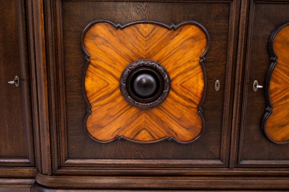 Dębowa komoda, Niemcy, lata 30. - 47808