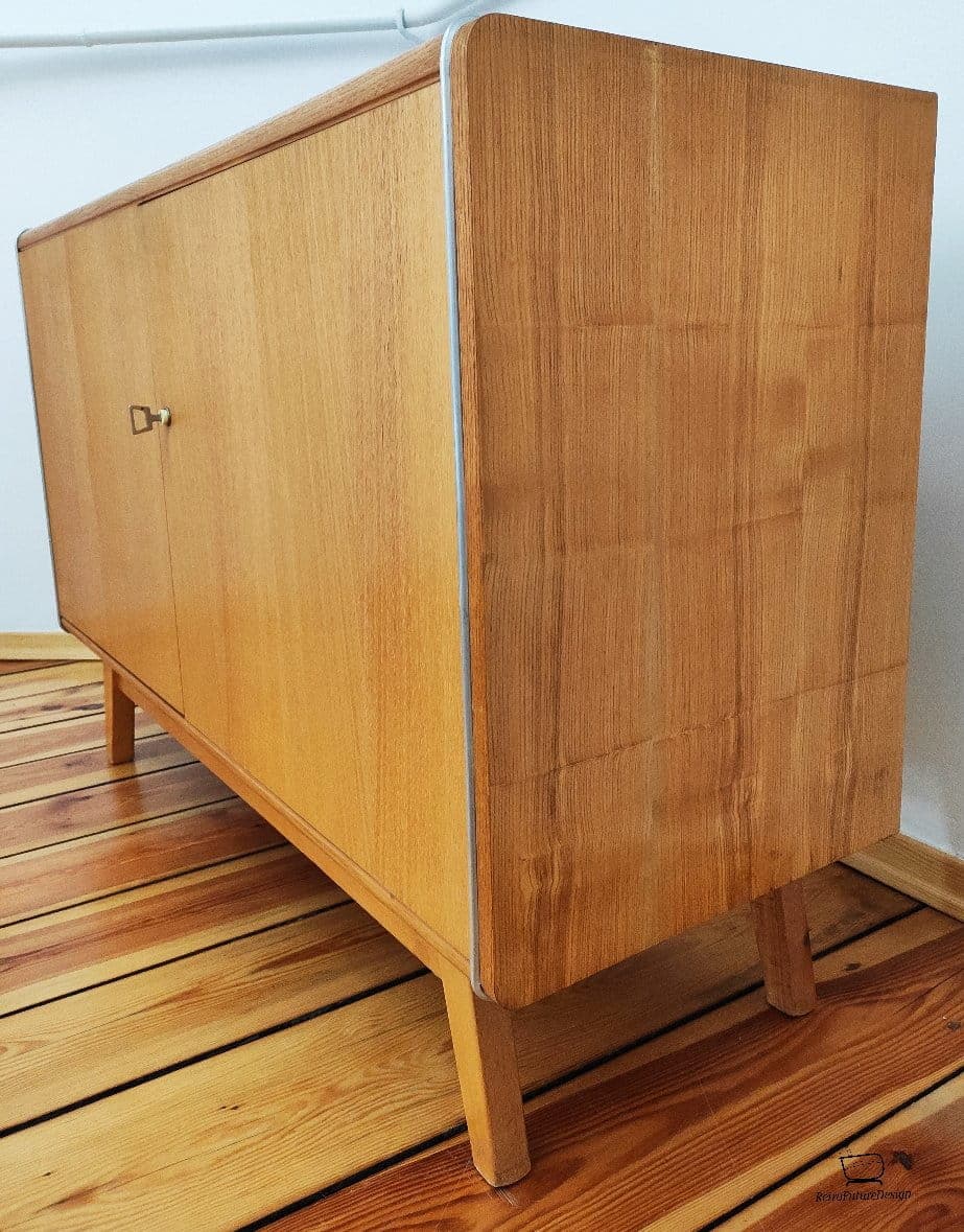 Sideboard, light brown wood, by H. Nepožitek & B. Landsman, Jitona, Czechoslovakia, 1960s. - 48971
