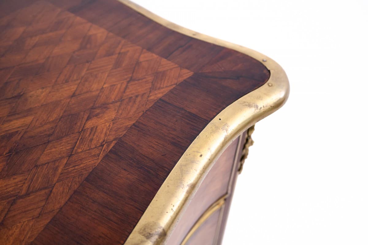 Orzechowa komoda, styl Ludwika XV, Francja, XIX w. - 47814